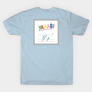 Yaaas! Queer Alphabet Cards T-Shirt